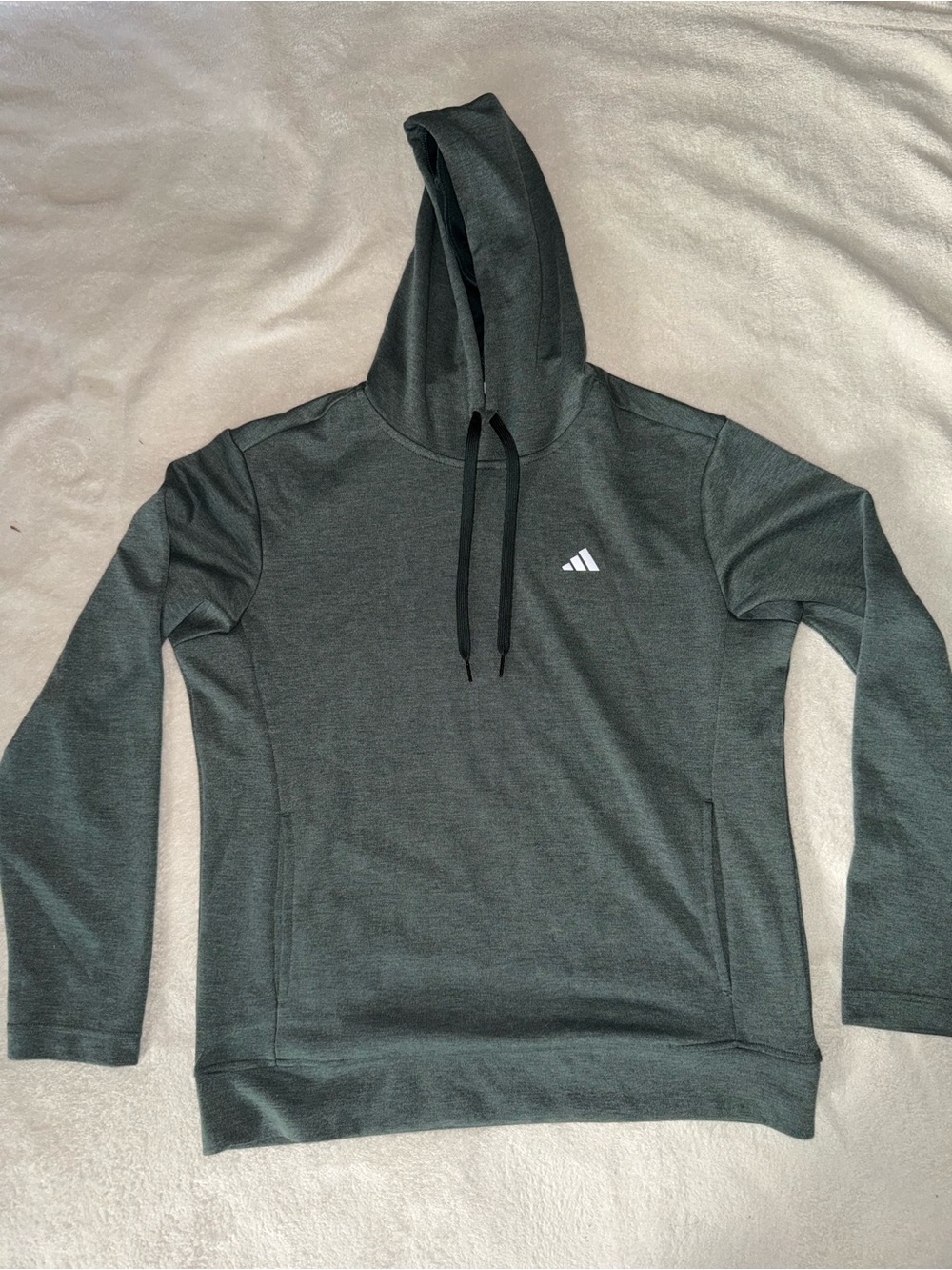 Adidas Men's light pine green Pullover Hoodie